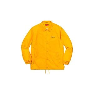 Supreme Nan Goldin Coaches Jacket Yellow Large